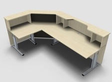 Empfangstheke Solid 260x160 cm