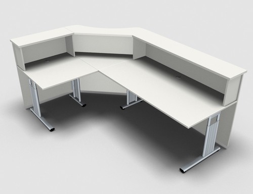 Empfangstheke solid 240x160 - solid,